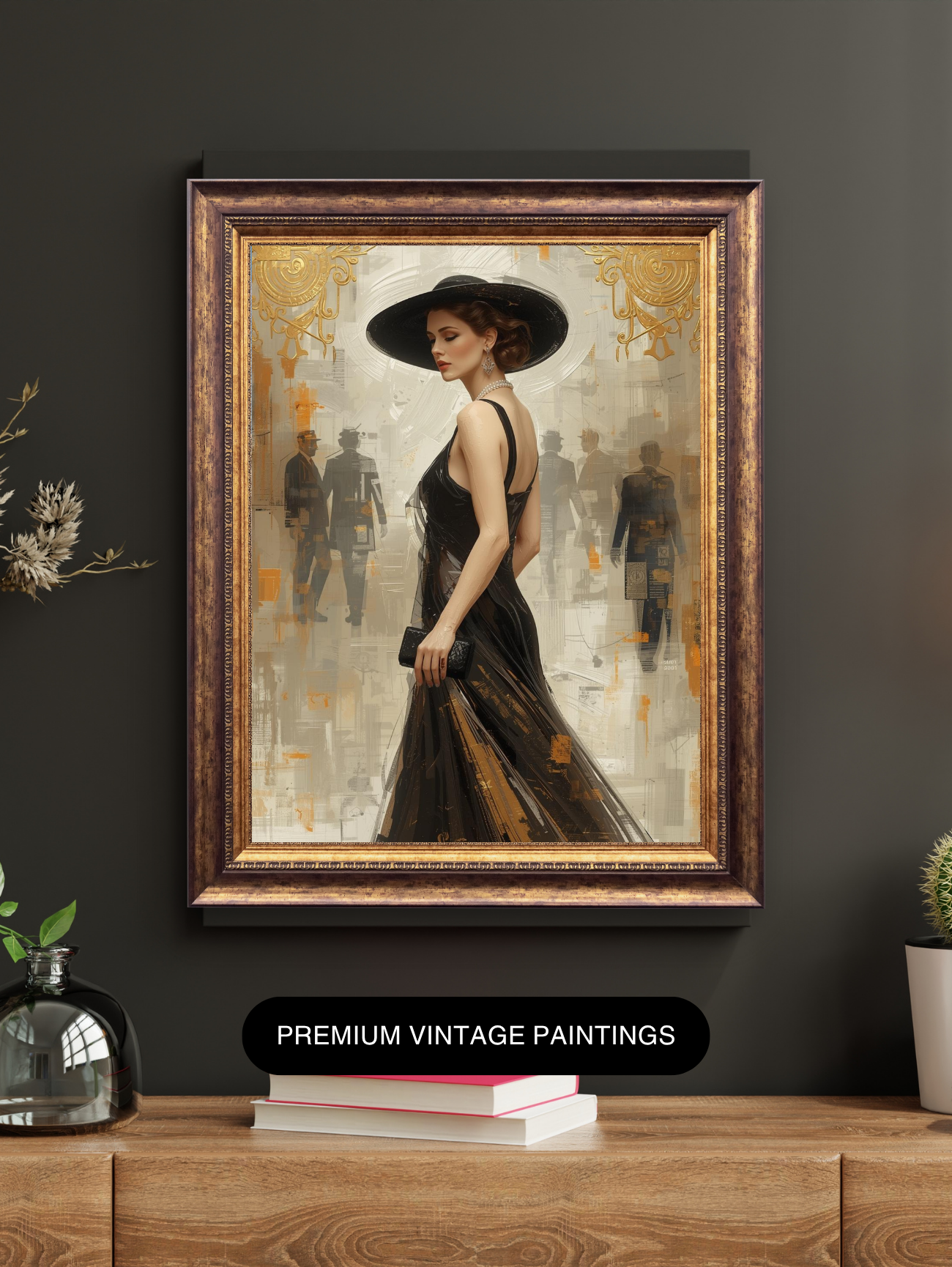 Vintage Paris | Fashion Art Print | Photo Poster | Digital Download |Wall Decor | Coco Chanel | Style Poster