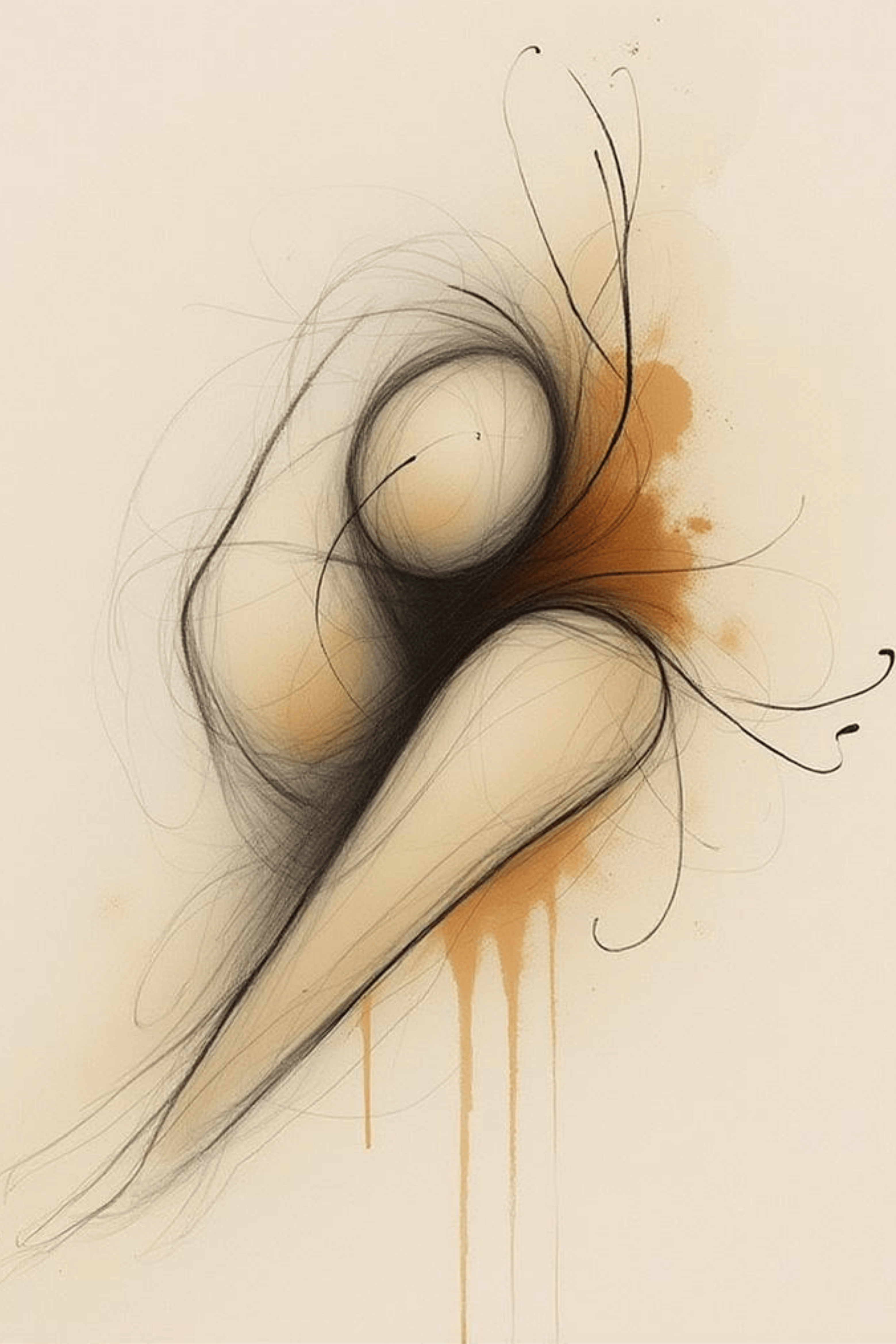 Lot 2 Art Abstrait Couple | style minimaliste | Impression Digitale | Décoration Murale | Abstrait couple | Art sensuel